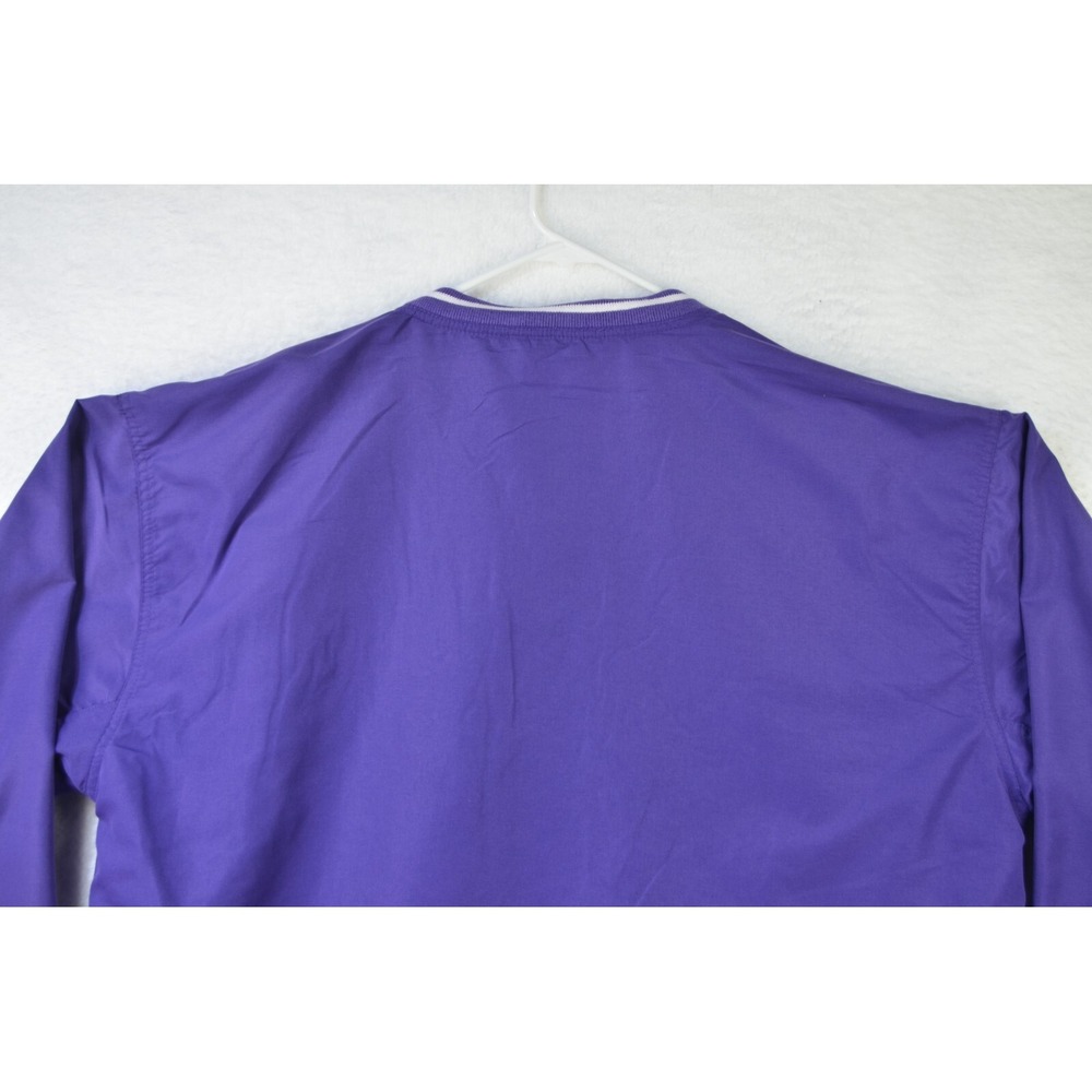 Northwestern Wildcats Jacket Mens XL Purple Pullover Wind Breaker Pockets - Picture 11 of 12